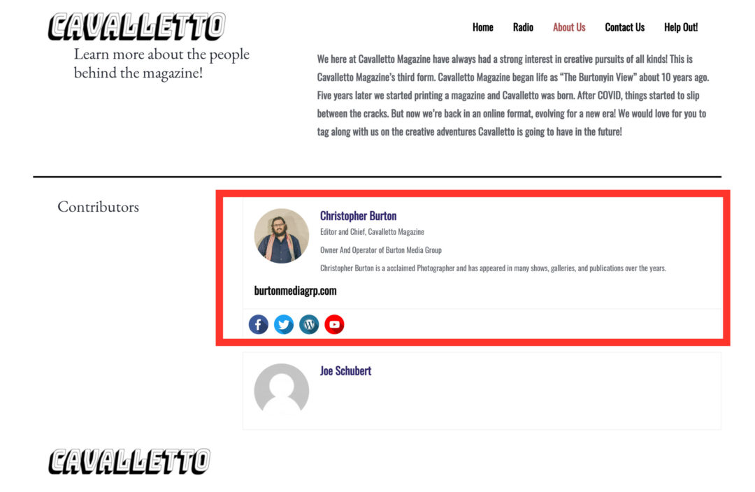 About Us – Cavalletto Magazine About Us - Cavalletto Magazine