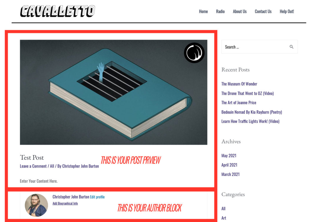Test Post – Cavalletto Magazine-1 Test Post - Cavalletto Magazine-1