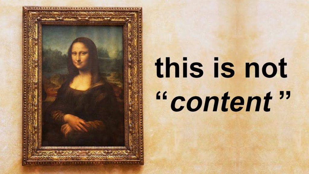 Content Creator or Artist? Content Creator or Artist?