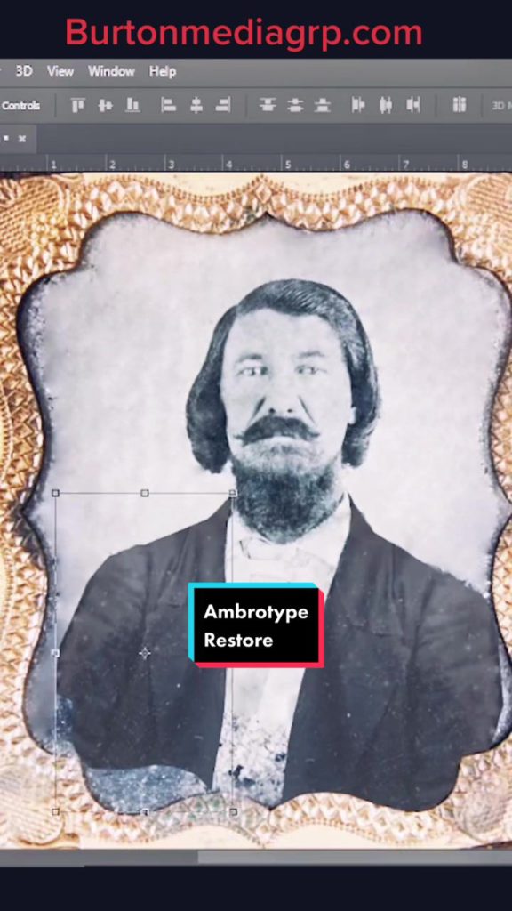 Restoration of  an Ambrotype Restoration of  an Ambrotype