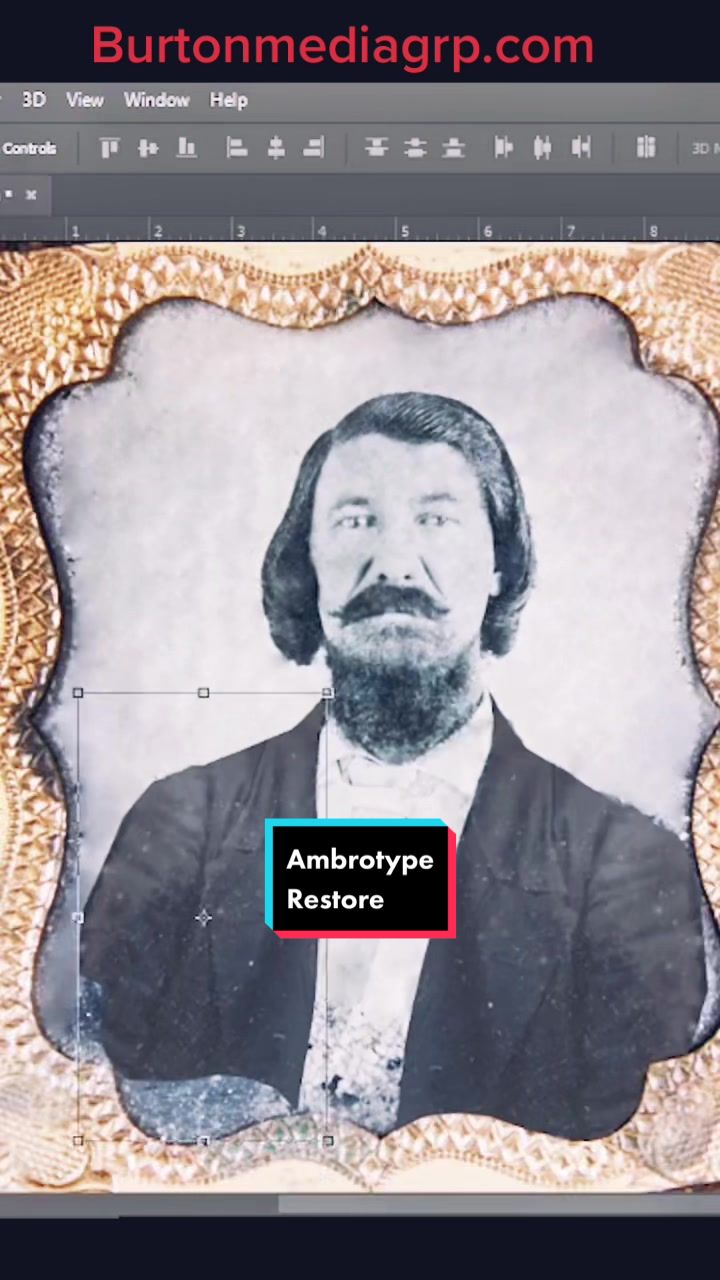 vintagephoto-vintagephotography-ambrotype-civilwar-civilwarhistory-americanhistory-photographichistory-kentucky-kentuckycheck-glassnegatives-oldschool-camera-vintagecamera-photorestore-timelapse-fun-fup-audiovisual-avclub-neat-mustache Restoration of an Ambrotype